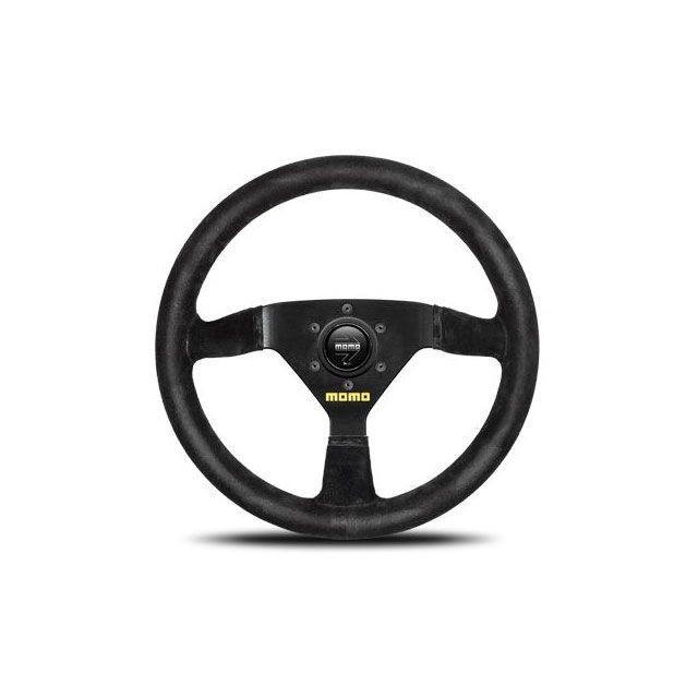 モモ モデル69 35パイ スエード ブラックグリップ/ブラックスポーク MOMO 車 自動車の通販は内装