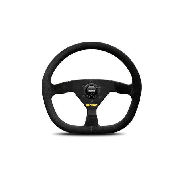 モモ モデル88 35パイ スエード ブラックグリップ/ブラックスポーク MOMO 車 自動車の通販は