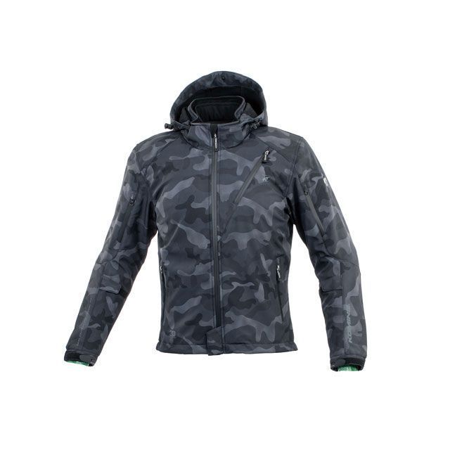 コミネ 2022-2023秋冬モデル JK-5792 プロテクトソフトシェルウィンターパーカ-IFU（モノクロームカモ） サイズ WM KOMINE