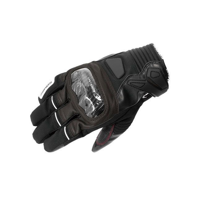 コミネ 2022-2023秋冬モデル GK-8311 カーボンプロテクトウィンターグローブ（ブラウン） サイズ S KOMINE バイクの通販は 5,842円