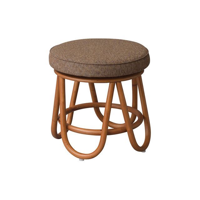 【メーカー直送】東谷 NS-538BR モリー 回転スツール（ブラウン） Azumaya