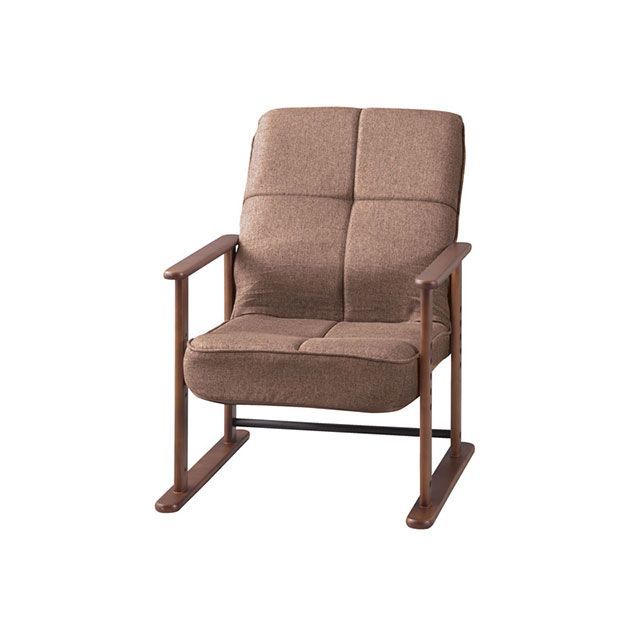 【メーカー直送】東谷 LSS-34BR 高座椅子S（ブラウン） Azumaya