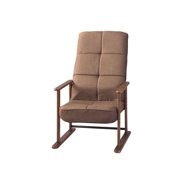 【メーカー直送】東谷 LSS-35BR 高座椅子M（ブラウン） Azumaya