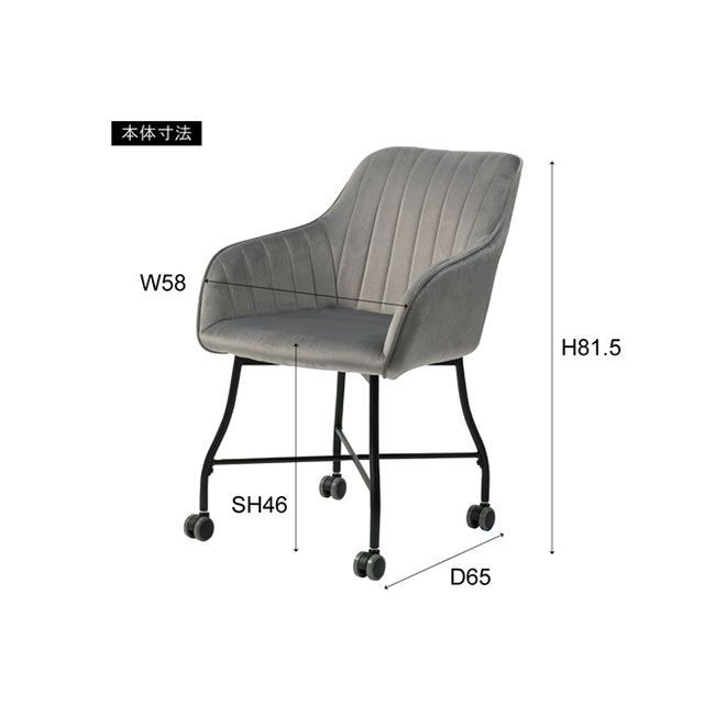 【メーカー直送】東谷 TOE-121BK リエット チェア（ブラック） Azumaya_2