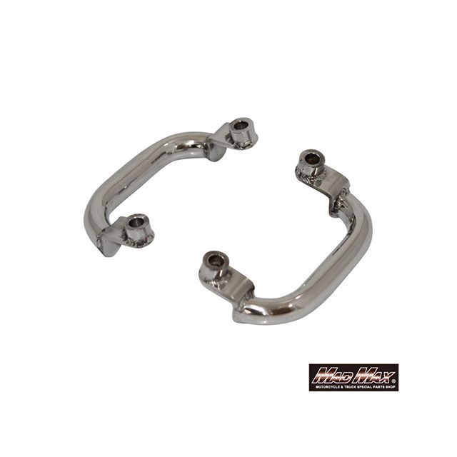 マッドマックス カワサキ ゼファー400/ゼファー750/ゼファー1100/ZRX400用 ステンレス製 タンデムグリップ MADMAX