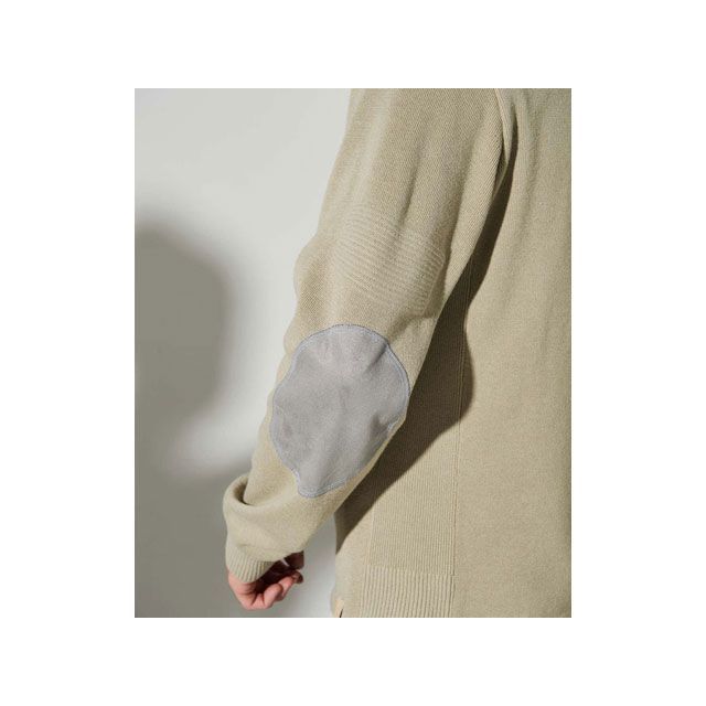 カドヤ 2022-2023秋冬モデル K’S LEATHER ＆ K’S PRODUCT No.6267-0 ELBOW PATCH KNIT（ベー…の通販は