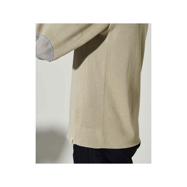 カドヤ 2022-2023秋冬モデル K’S LEATHER ＆ K’S PRODUCT No.6267-0 ELBOW PATCH KNIT（ベー…の通販は