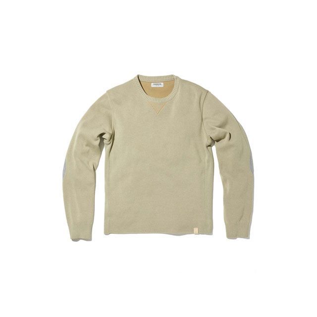 カドヤ 2022-2023秋冬モデル K’S LEATHER ＆ K’S PRODUCT No.6267-0 ELBOW PATCH KNIT（ベー…の通販は