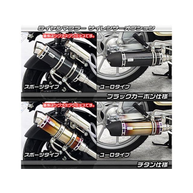 ウイルズウィン スーパーカブ110 スーパーカブ110プロ スーパーカブ110・スーパーカブ110プロ用 ロイヤルマフラー ポッパータイプ Wiru…_5