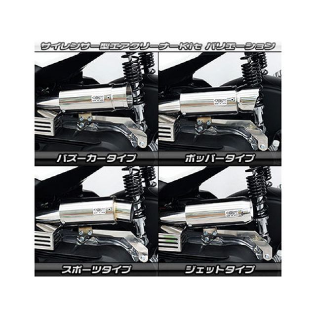 ウイルズウィン シグナス グリファス シグナス グリファス用 サイレンサー型 エアクリーナーキット ポッパータイプ WirusWin_3
