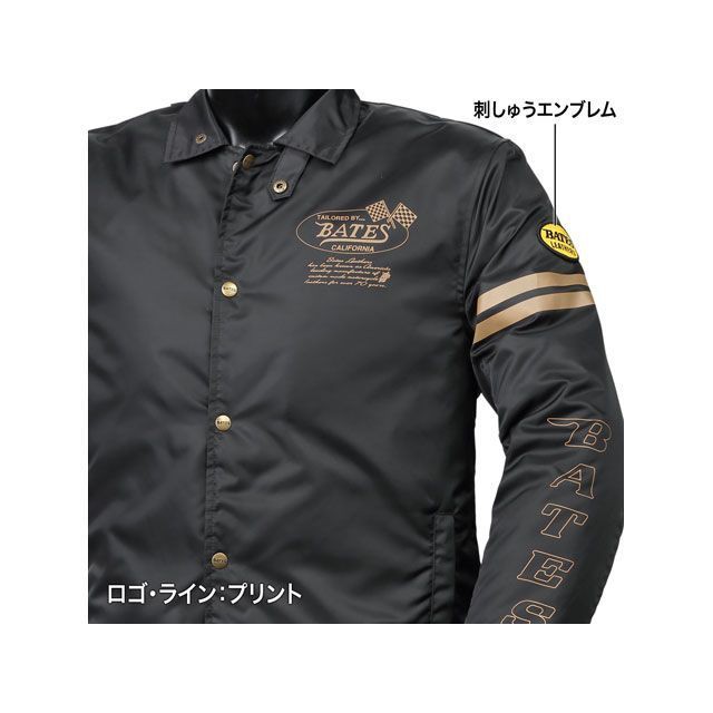 ベイツ BJ-N2254CH コーチジャケット(ブラック/グレイ) サイズ XXL BATES バイク ベイツ BJ-N2254CH コーチジャケット(ブラック/グレイ) サイズ XXL BATES バイク