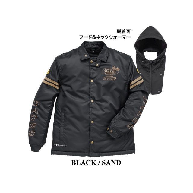 ベイツ BJ-N2254CH コーチジャケット(ブラック/グレイ) サイズ XXL BATES バイク ベイツ BJ-N2254CH コーチジャケット(ブラック/グレイ) サイズ XXL BATES バイク