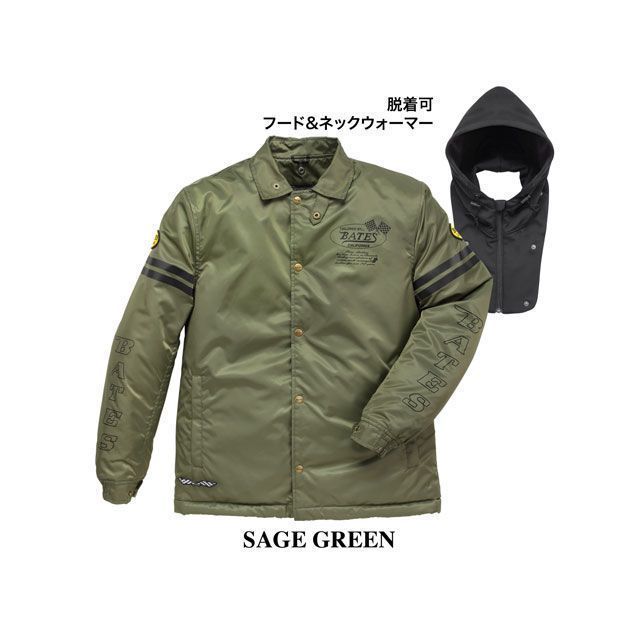 ベイツ BJ-N2254CH コーチジャケット（セージグリーン） サイズ XL BATES バイク 23,677円