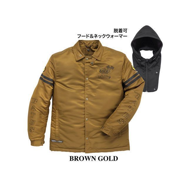 ベイツ BJ-N2254CH コーチジャケット（ブラウンゴールド） サイズ L BATES バイク