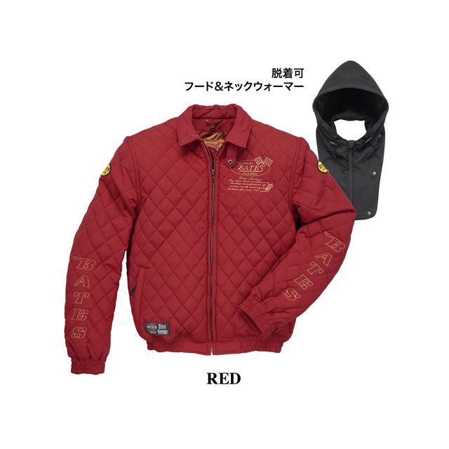 ベイツ SA-N2256 ナイロンジャケット（レッド） サイズ M BATES バイクの通販は