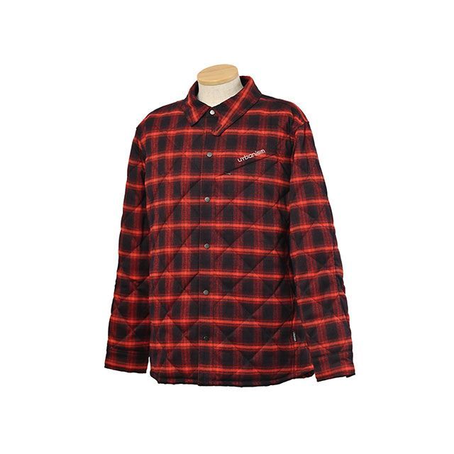 アーバニズム UNJ-119 キルティングシャツジャケット（レッド） サイズ LL urbanism バイクの通販は 14,543円