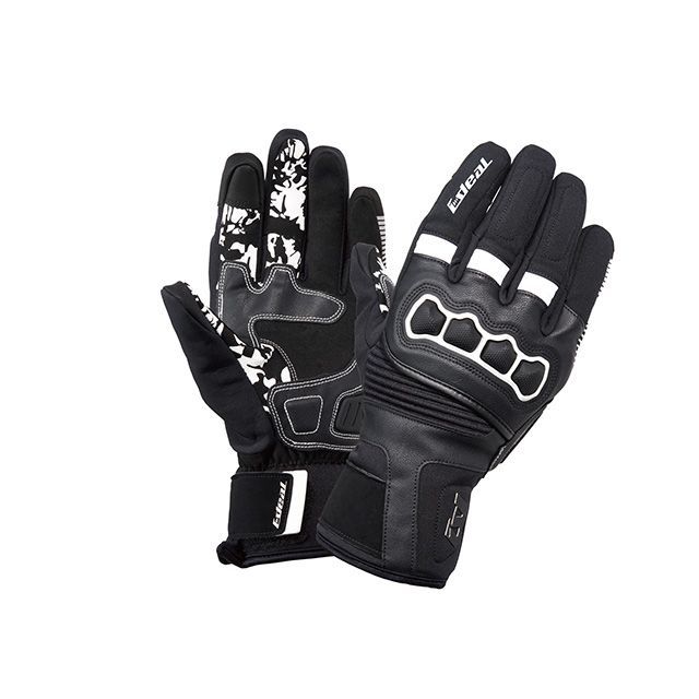 アイディール 2022-2023秋冬モデル ウインターグローブ ID-115 アクシス-EX（ホワイト） サイズ M IDEAL バイクの通販は