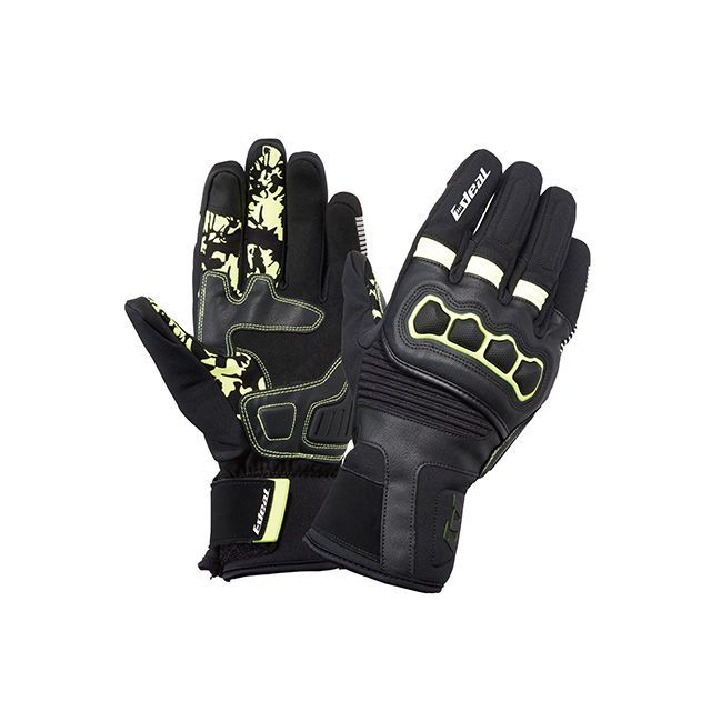 アイディール 2022-2023秋冬モデル ウインターグローブ ID-115 アクシス-EX（ネオン） サイズ XS IDEAL バイクの通販は 5,633円