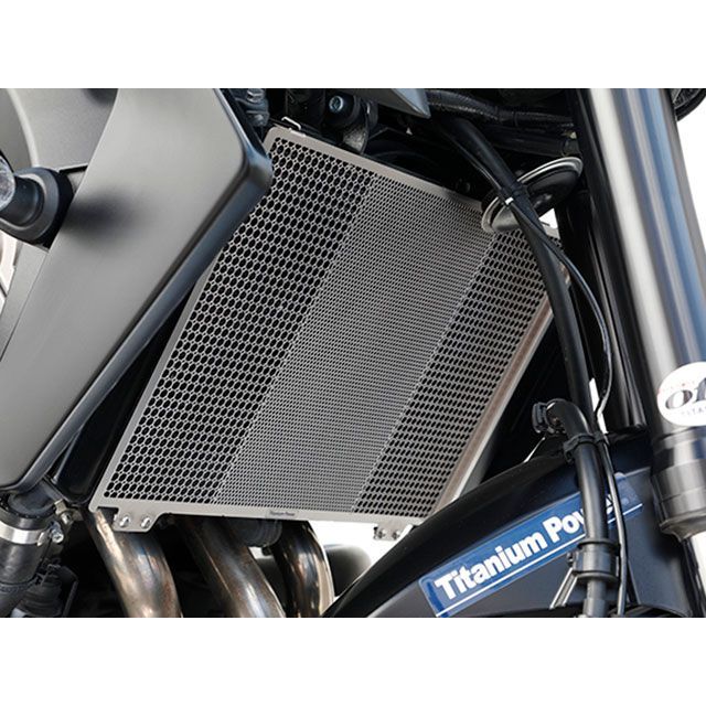 チタニウムパワー MT09 チタン ラジエターコアガード for YAMAHA MT09（-2020）/（ソリッド） Titanium Power_1
