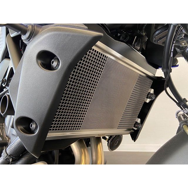 チタニウムパワー MT07 チタン ラジエターコアガード for YAMAHA MT07（2021-）/（ソリッド） Titanium Power
