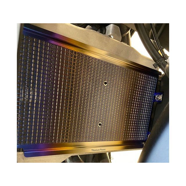 チタニウムパワー YZF-R7 チタン ラジエターコアガード for YAMAHA YZF-R7（2022-）/（ブルーグラデーション） Titan…