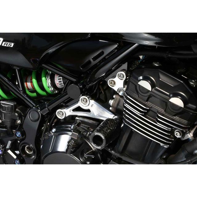 ストライカー Z900RS/CAFE アルミビレットエンジンハンガー シリンダー側（シルバー） STRIKER