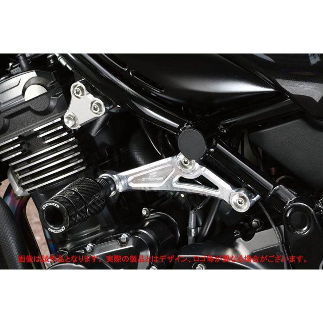 ストライカー Z900RS/CAFE アルミビレットエンジンハンガー シリンダー側（シルバー） STRIKER_1