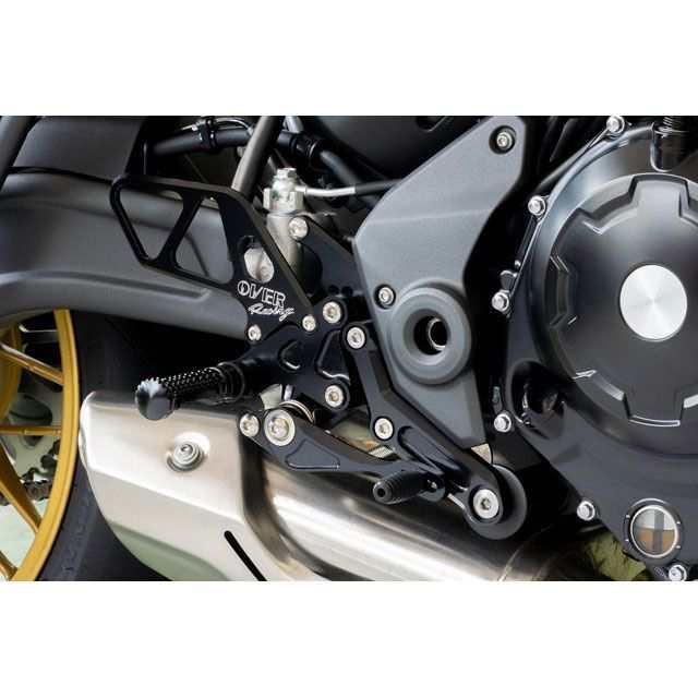 オーバーレーシング Z650RS バックステップ 4ポジション(ブラック) OVER RACING バイクの通販は