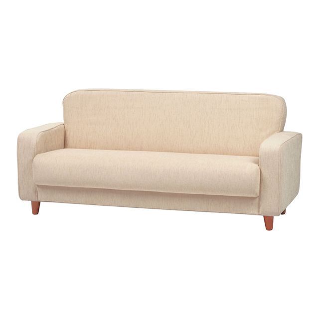 【メーカー直送】東谷 YMS-403IV ケリー 3人掛（アイボリー） Azumaya 日用品の通販は 61,768円