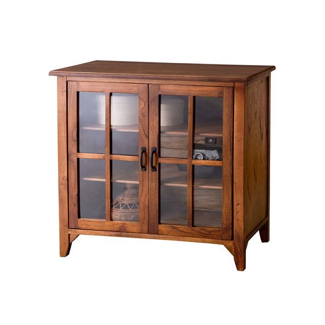 メーカー直送】東谷 PM-318 ティンバー キャビネット（ブラウン