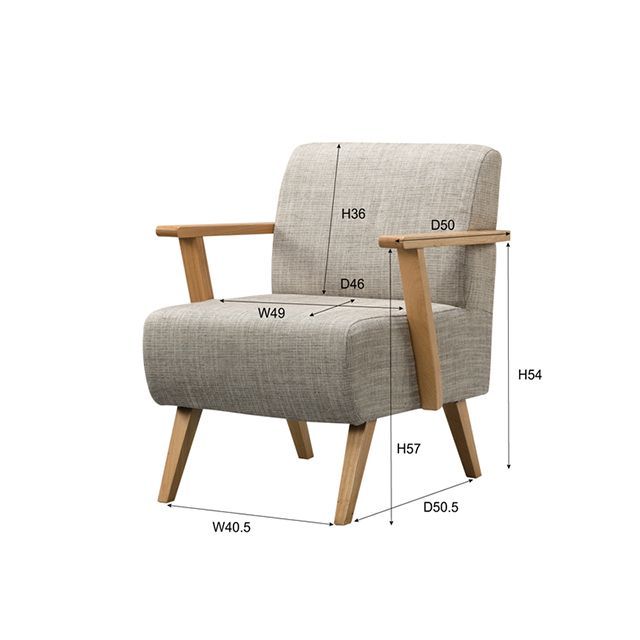 メーカー直送】東谷 RTO-741BR モティ ソファ一人掛（ブラウン
