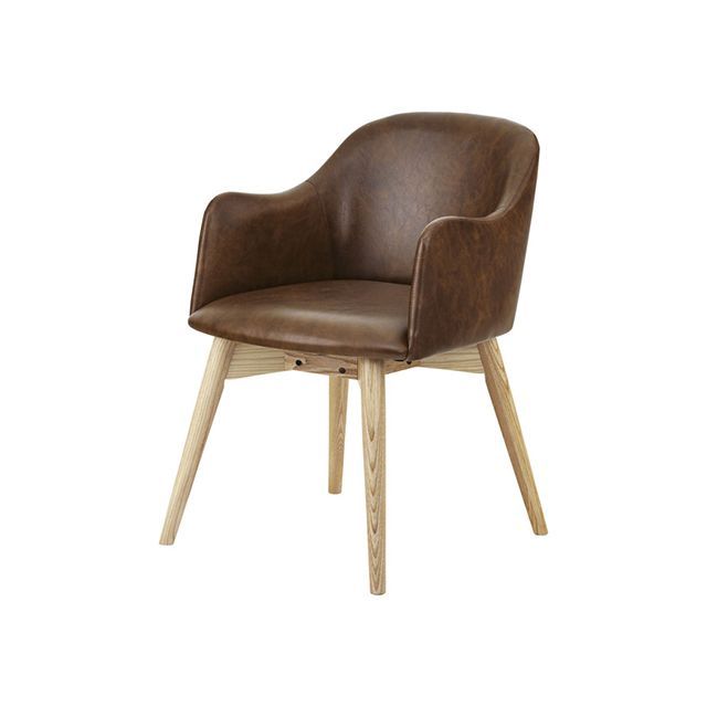 【メーカー直送】東谷 KRM-010DB カラメリ チェア（ブラウン） Azumaya 日用品の通販は 18,495円