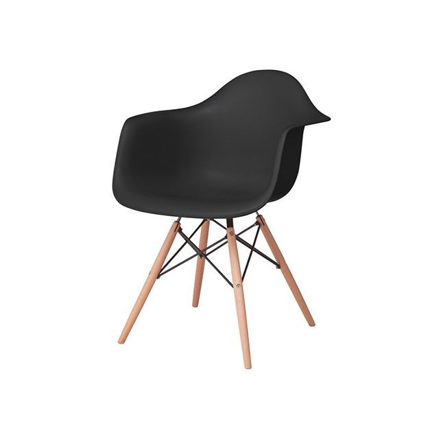 東谷 CL-799BK アームチェア（ブラック） Azumaya 日用品の通販は