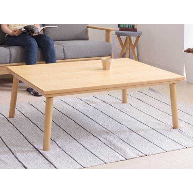 【メーカー直送】東谷 KT-303NA フラットヒーターコタツ（ナチュラル） Azumaya_6