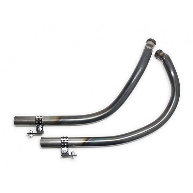 モーターロック スポーツスター XL スポーツスター XL 07-13 オールドスタイル手曲げマフラー（ベアメタル） Motor Rock