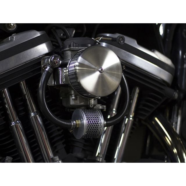 モーターロック ハーレー汎用 ハーレーダビッドソン用 ビレットブリーザーフィルター Motor Rock_3