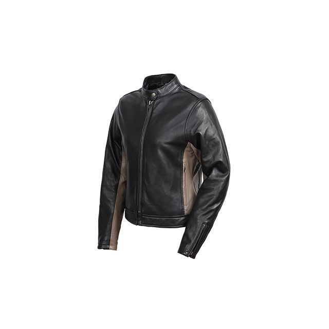 デグナー 【特価品】2022-2023秋冬モデル FR22WJ-8 レディースレザーバイカラージャケット（ブラック） サイズ L DEGNER