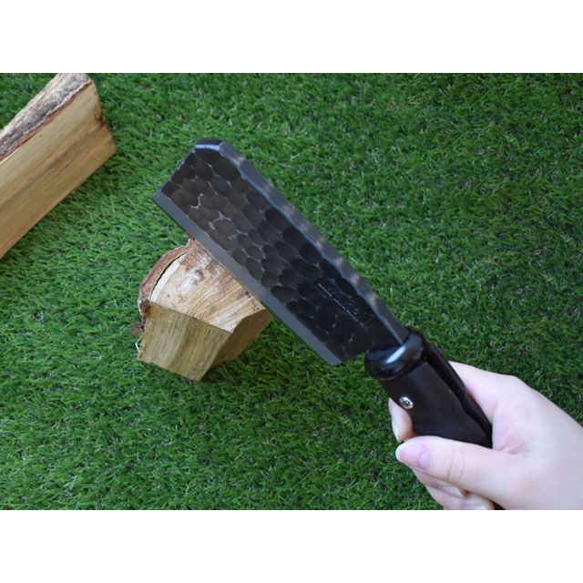 山人 槌目両刃鉈 パラコードカラー デザートサテン YAMABITOの通販はau