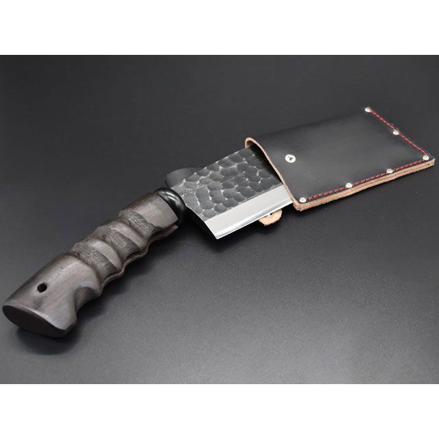 山人 槌目両刃鉈 パラコードカラー デザートサテン YAMABITOの通販はau