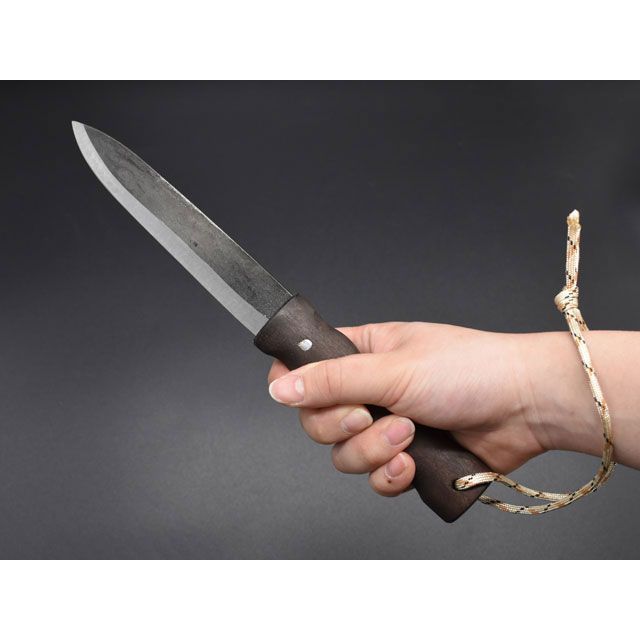 山人 万能キャンプナイフ パラコードカラー ダイヤモンドパープル