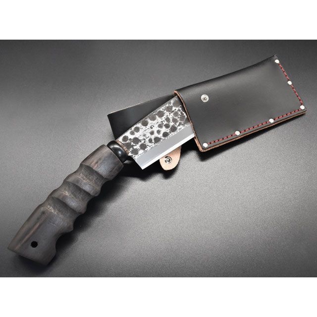 山人 槌目箸付両刃鉈 パラコードカラー デザートサテン YAMABITO