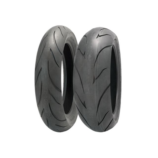シンコー 汎用 011 VERGE 200/50R18 M/C（76V）/（ブラック/ブラック） SHINKO