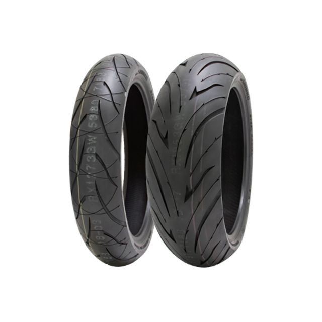 シンコー 汎用 016 VERGE 2X 180/55ZR17 M/C（73W）/（ブラック/ブラック） SHINKO バイク