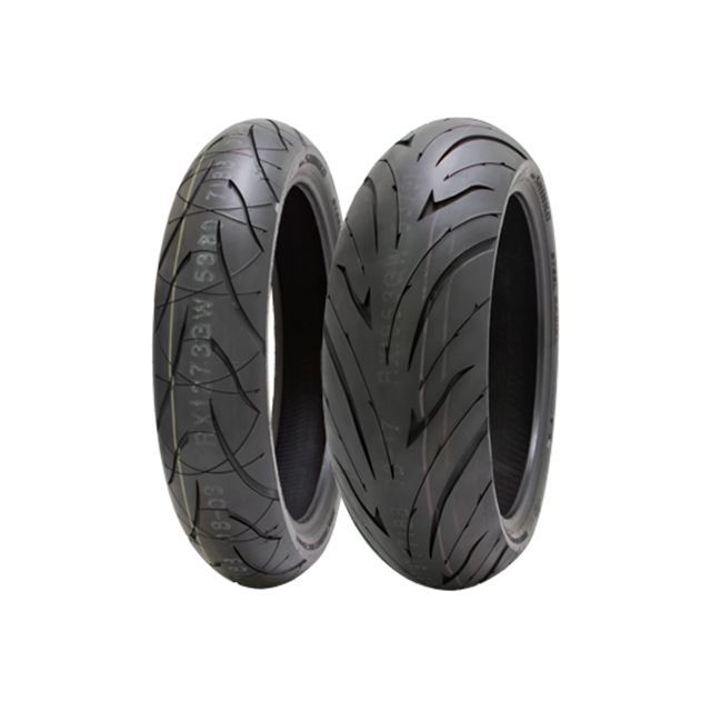 シンコー 汎用 016 VERGE 2X 190/50ZR17 M/C（73W）/（ブラック/ブラック） SHINKO