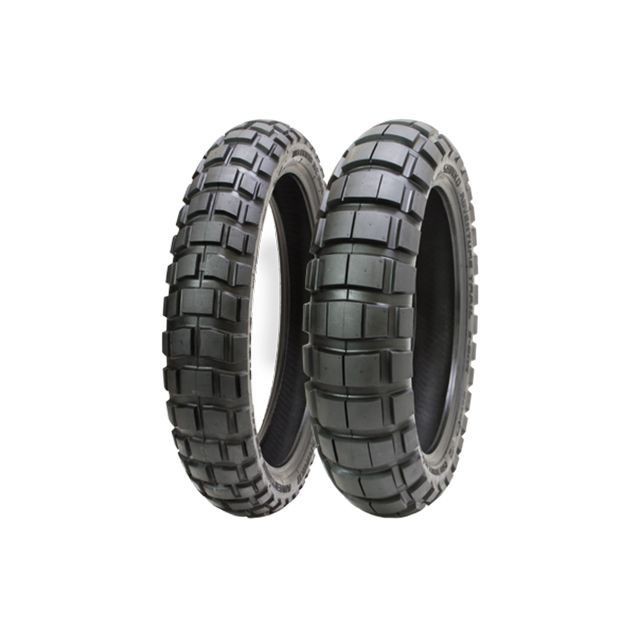 シンコー 汎用 E804 100/90-19 57S（ブラック/ブラック） SHINKO バイクの通販は 10,686円