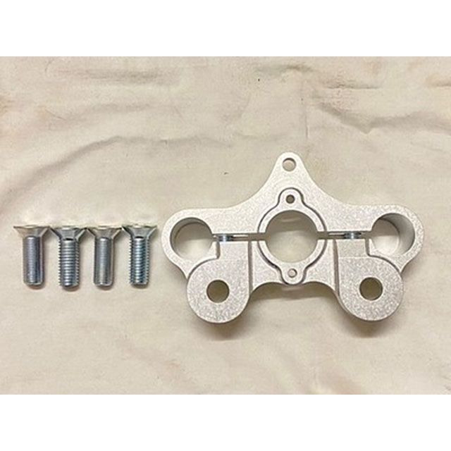 部品屋K&amp;W ハーレー ハーレー用Lowrow Customs製 スプリンガーライザー アダプタートップ クランプ K&amp;W