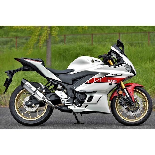BMS YZF-R3 CORSA-EVO II スリップオン ステンレスサイレンサー 政府認証 BMS RACING FACTORY_8