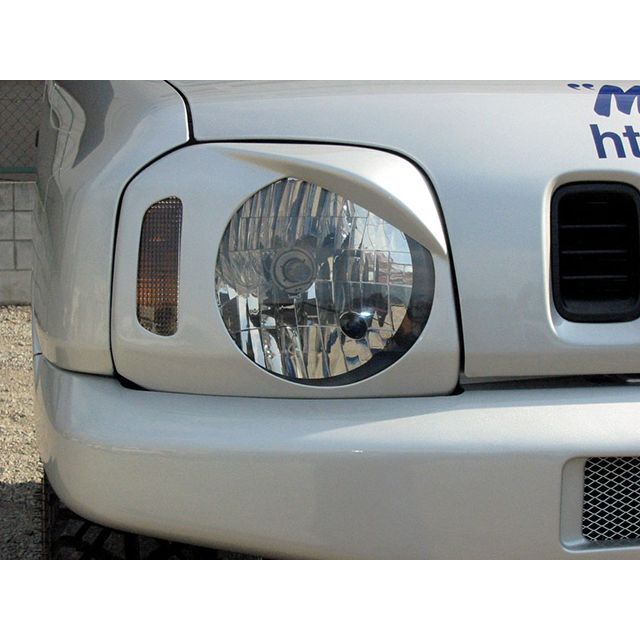 【メーカー直送】マスターピース 人呼んで「ガンバル君」！！ ジムニーJB23W JB33W JB43W 用 ヘッドライトカバー（つり目タイプ） MA…の通販は 10,585円