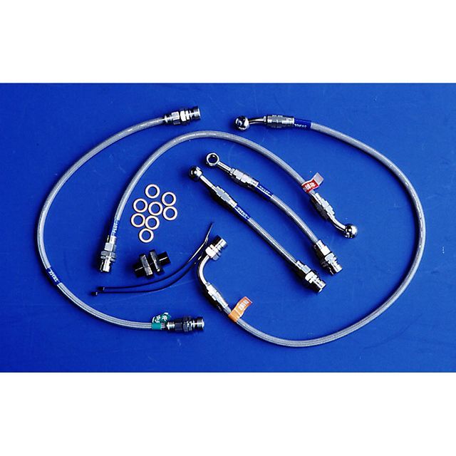 【メーカー直送】マスターピース ステンメッシュの最高峰！！ ジムニー JB23W JB33W JB43W 用 スウェッジ ライン ブレーキ ホース …の通販は