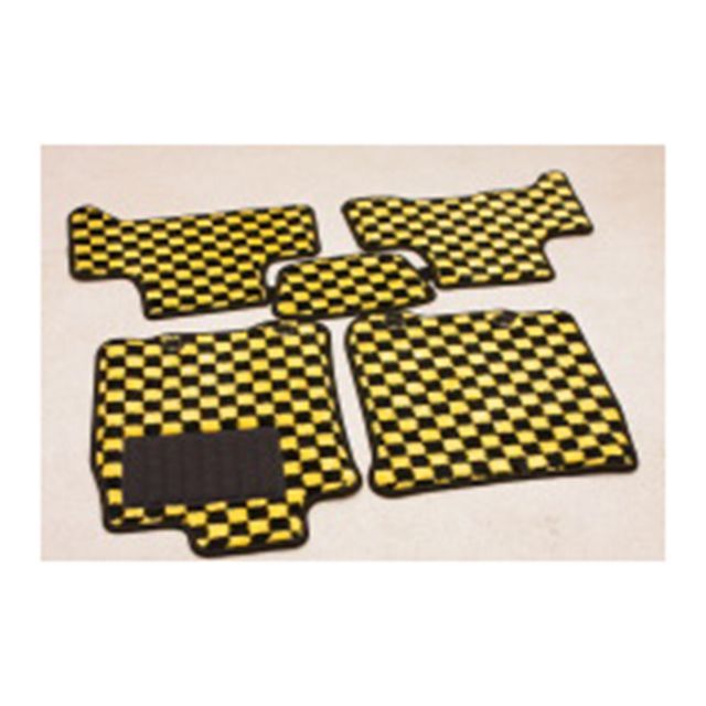 【メーカー直送】マスターピース FJクルーザー用チェックフロアーマット TYPE1 カラー グレー/ブラック MASTER PIECE 車 自動車の通販は 15,183円